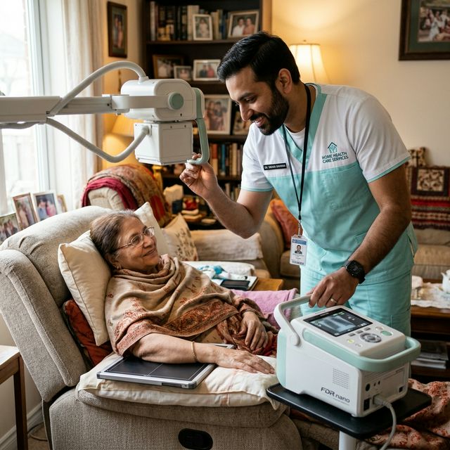 Doctor Caring for Patient